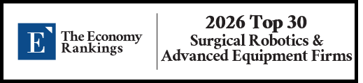 Top 30 Surgical Robotics & Advanced Equipment Firms 2026 Strip Badge