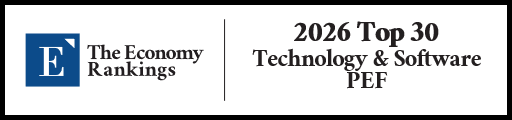 Top 30 Technology & Software PEF 2026 Strip Badge