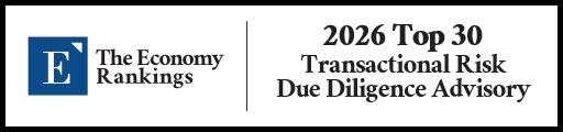 Top 30 Transactional Risk Due Diligence Advisory 2026 Strip Badge