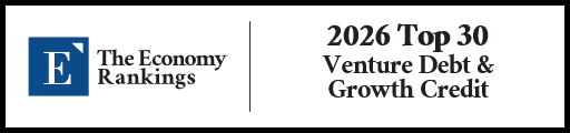 Top 30 Venture Debt & Growth Credit 2026 Strip Badge