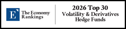Top 30 Volatility & Derivatives Hedge Funds 2026 Strip Badge