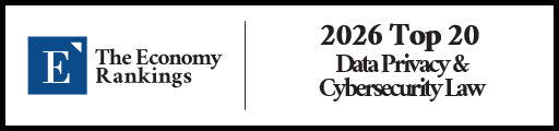 Top 20 Data Privacy & Cybersecurity Law Rankings 2026 Strip Badge