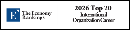 Top 20 International Organization Career Rankings 2026 Strip Badge