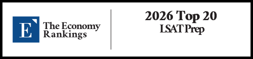 Top 20 LSAT Prep Rankings 2026 Strip Badge