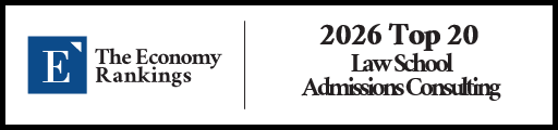Top 20 Law School Admissions Consulting Rankings 2026 Strip Badge