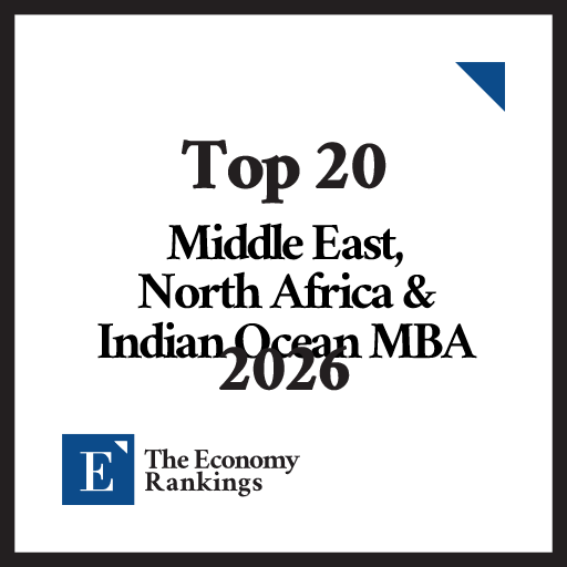 Top 20 Middle East, North Africa & Indian Ocean MBA Rankings 2026 Box Badge