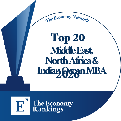 Top 20 Middle East, North Africa & Indian Ocean MBA Rankings 2026 Trophy Badge
