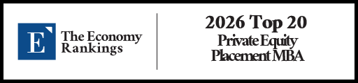 Top 20 Private Equity Placement MBA Rankings 2026 Strip Badge