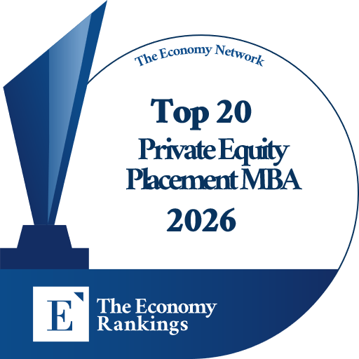 Top 20 Private Equity Placement MBA Rankings 2026 Trophy Badge