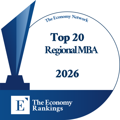 Top 20 Regional MBA Rankings 2026 Trophy Badge