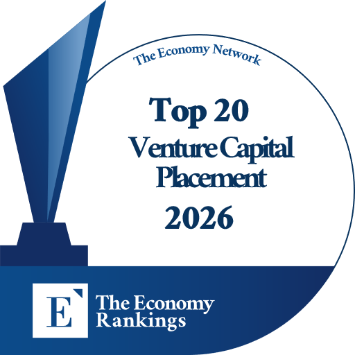 Top 20 Venture Capital Placement Rankings 2026 Trophy Badge